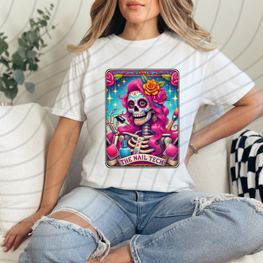 The Nail Tech Tarot Direct-To-Film Transfer